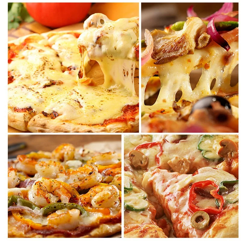 오븐 빵 케이크용 원형 피자 삽, 피자 패들, 껍질 벗기기 뒤집개 케이크 전송 베이킹 도구, 1PC