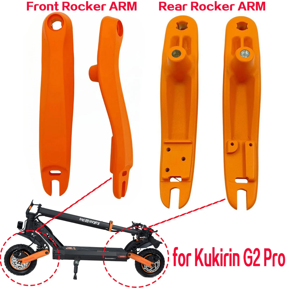 

Scooter Front Rear Rocker Arm Set for Kukirin G2 Pro Electric Scooters Left & Right Replacement Accessory Parts