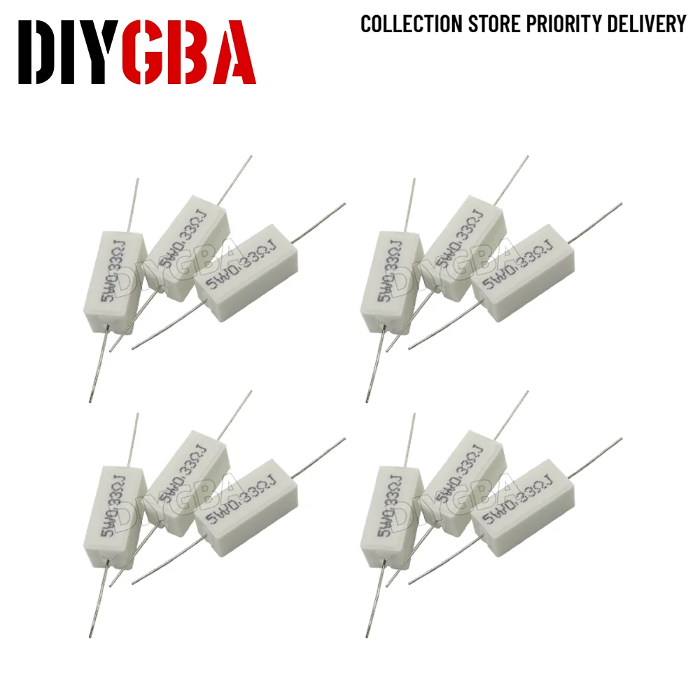 10PCS 5W Cement Res…