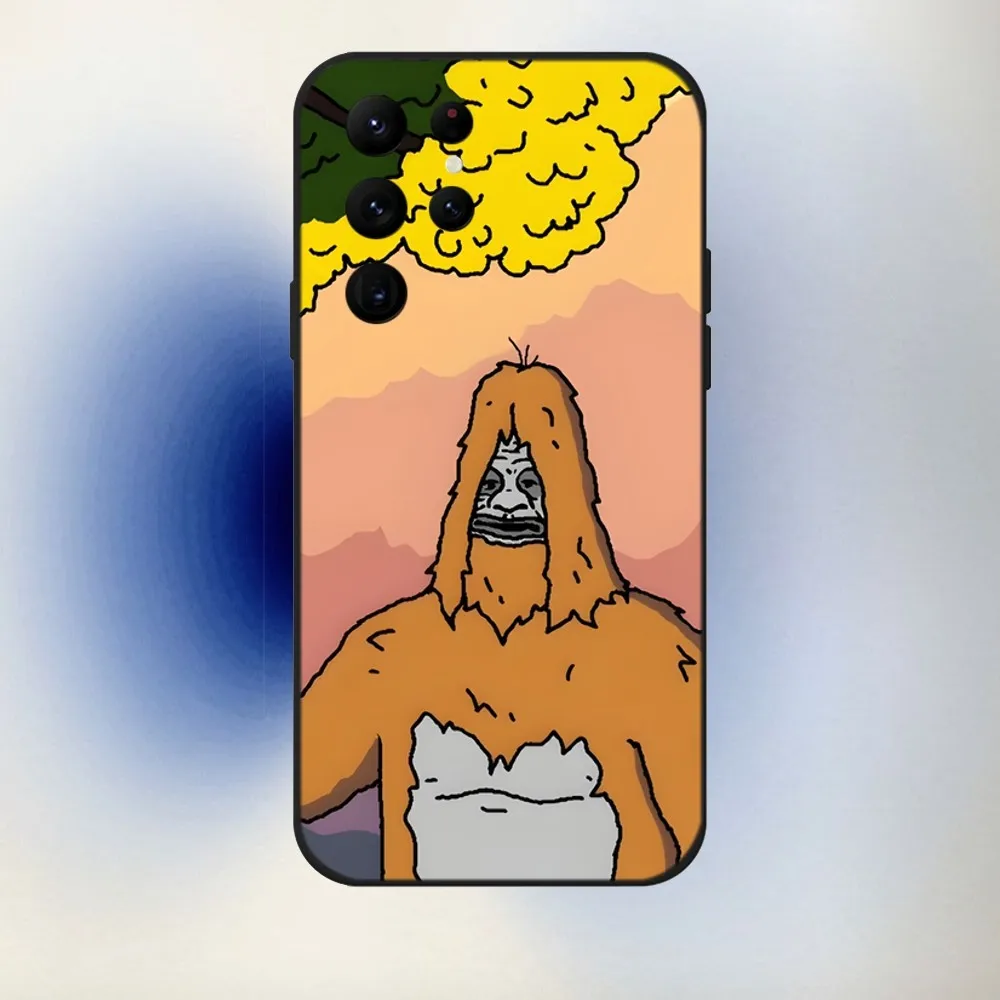 Sassy The Sasquatch  Phone Case For Samsung S24,23,22,30,21,10,9,Ultra,Plus,Lite,FE,5G Black Soft Case