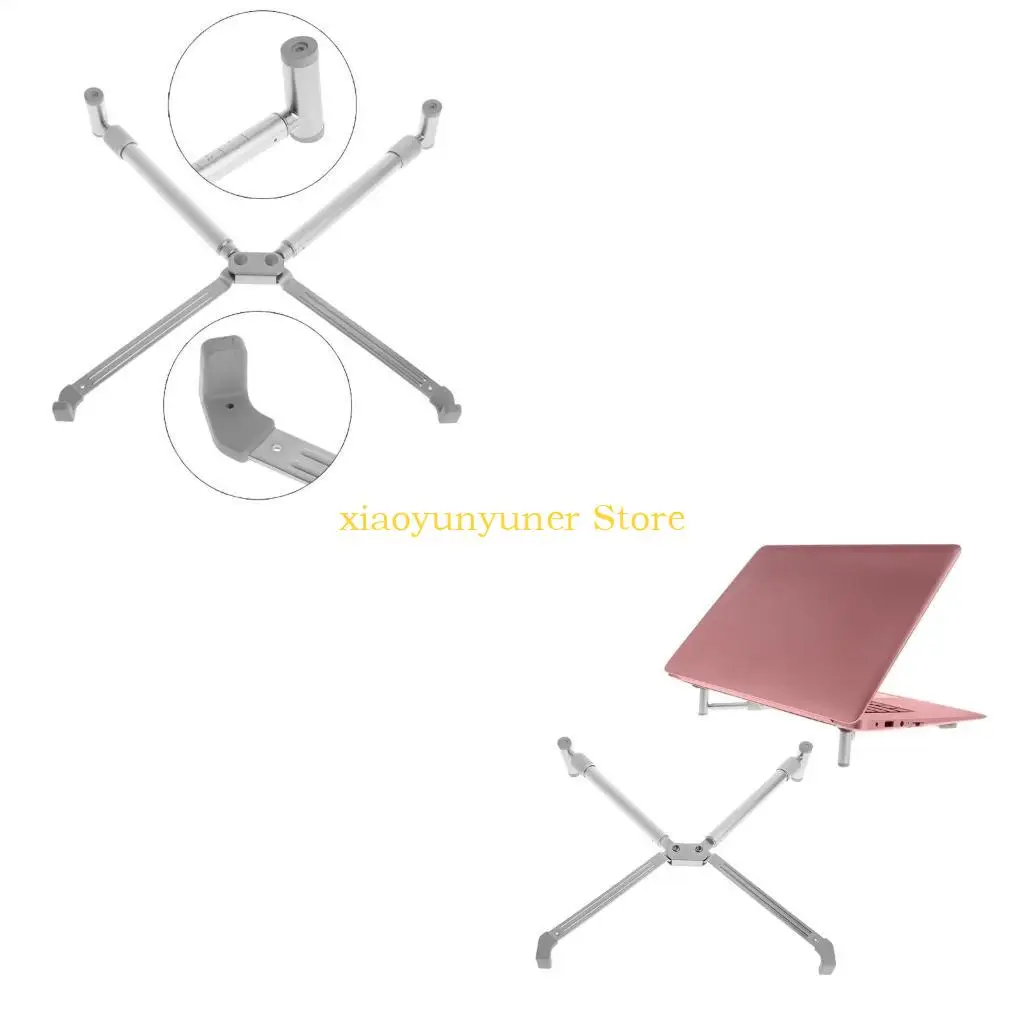 

P9JB Ergonomic Laptop Cooling X-Stand Folding Portable Aluminium For Laptop 12-17 in