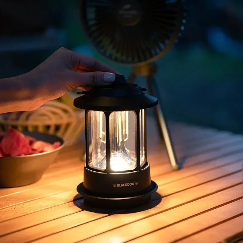 Blackdog Outdoor Camping Mood Tent Lighting Portable Retro Ambient High Lumen BD-LYD007 Ultralight lasting rechargeable lamps