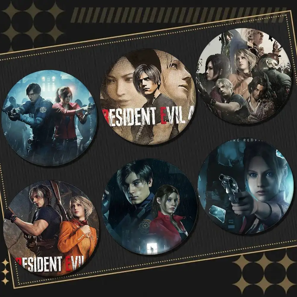 لعبة فيديو R-Residents شارات الشر دبابيس التلبيب دبابيس قبعة دبابيس دبابيس الهدايا ديكور حقائب الظهر