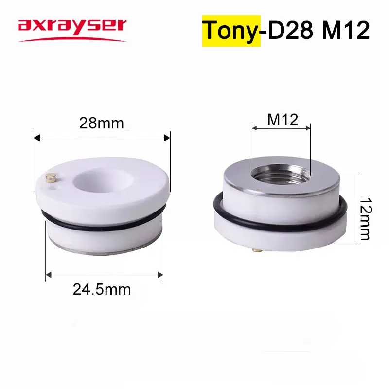 Spezieller Laser-Keramikdüsenhalter D32/28 Precitec-KTXB Raytools-3D WSX-Mini TONY für Faserlaser-Schneid- und Schweißmaschinen – Detail 8
