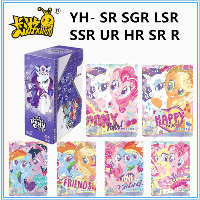 

KAYOU My Little Pony:Friendship is Magic Fun Film Cards Twilight Sparkle Anime Peripherals Rare CR Collectible Card Toys Gift