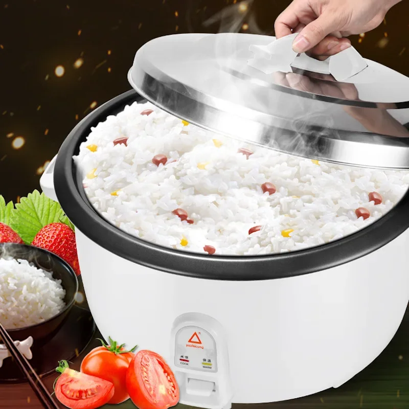 45L Large capacity rice cooker electric 220V Non-stick pan electric rice cooker commercial rice steamer food warmer container