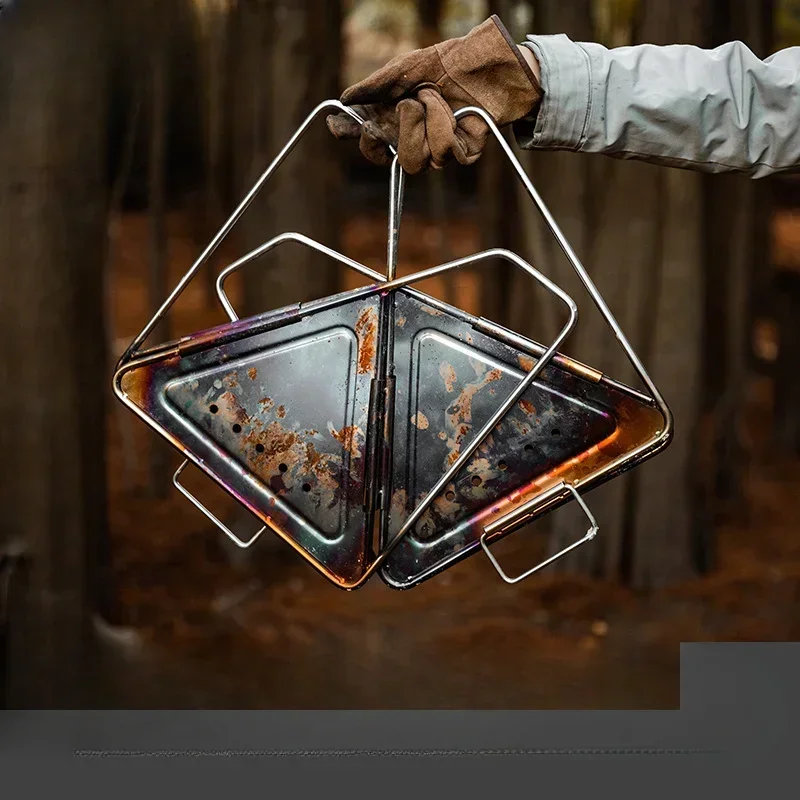 

HOT SALES The new four-corner barbecue grill can be sent on behalf of the after-sales service, worry-free and easy portable