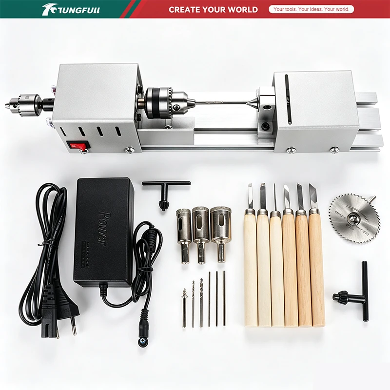 tungfull-mini-wood-turning-machine-wood-lathe-tool-for-craft-making-carving-polishing-and-handmade-projects