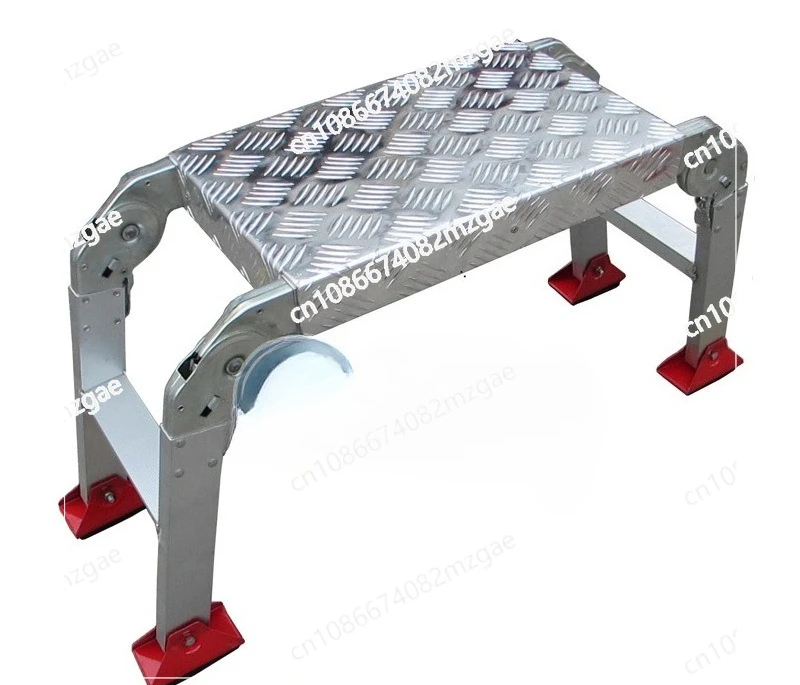 

Folding table Aluminum step table Portable ladder Stool Mobile aluminum ladder Aluminum alloy car wash table