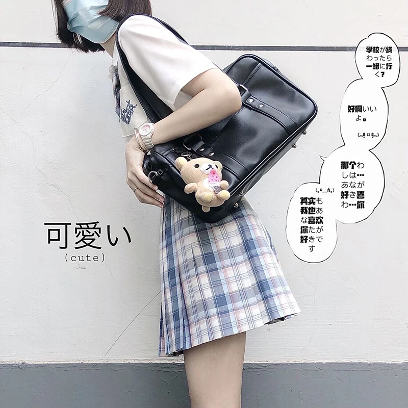 

New Style Uniform Ita Bag Fashion Large Capacity Tote Bags Teenage Girls Lolita Shoulder Bags Harajuku JK Handbag