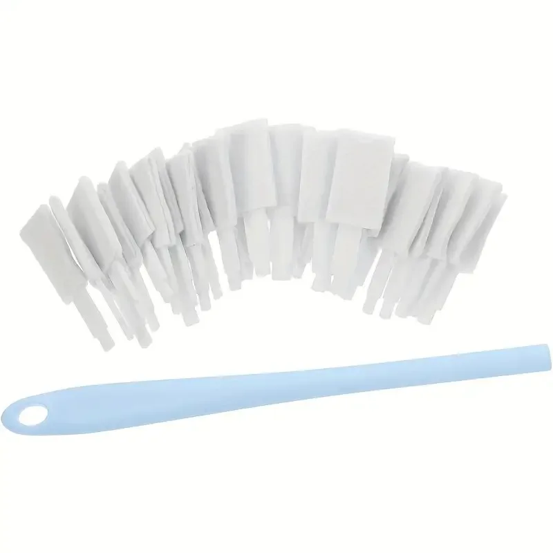 50 Disposable Gap Cleaning Brush Pack Replaceable Cleaning Brush Head Toilet Seat Brush Detail Gap Scrub Cleaning Brush Set Suit