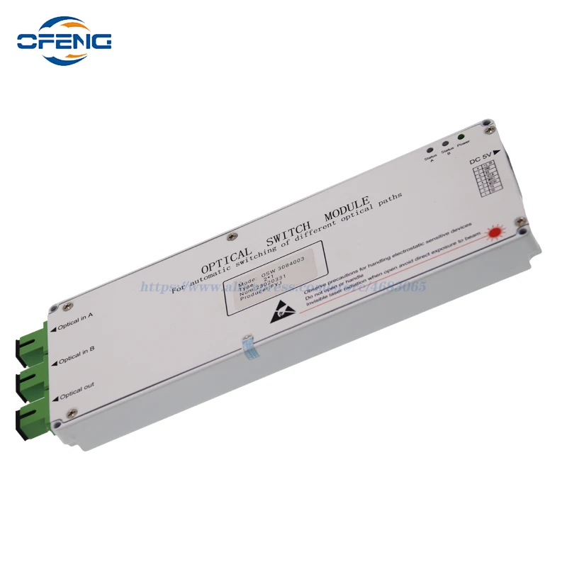 2 inputs 2 output Optical Switch modular CATV FTTH OSW-I Independent Network Optical Switch customized