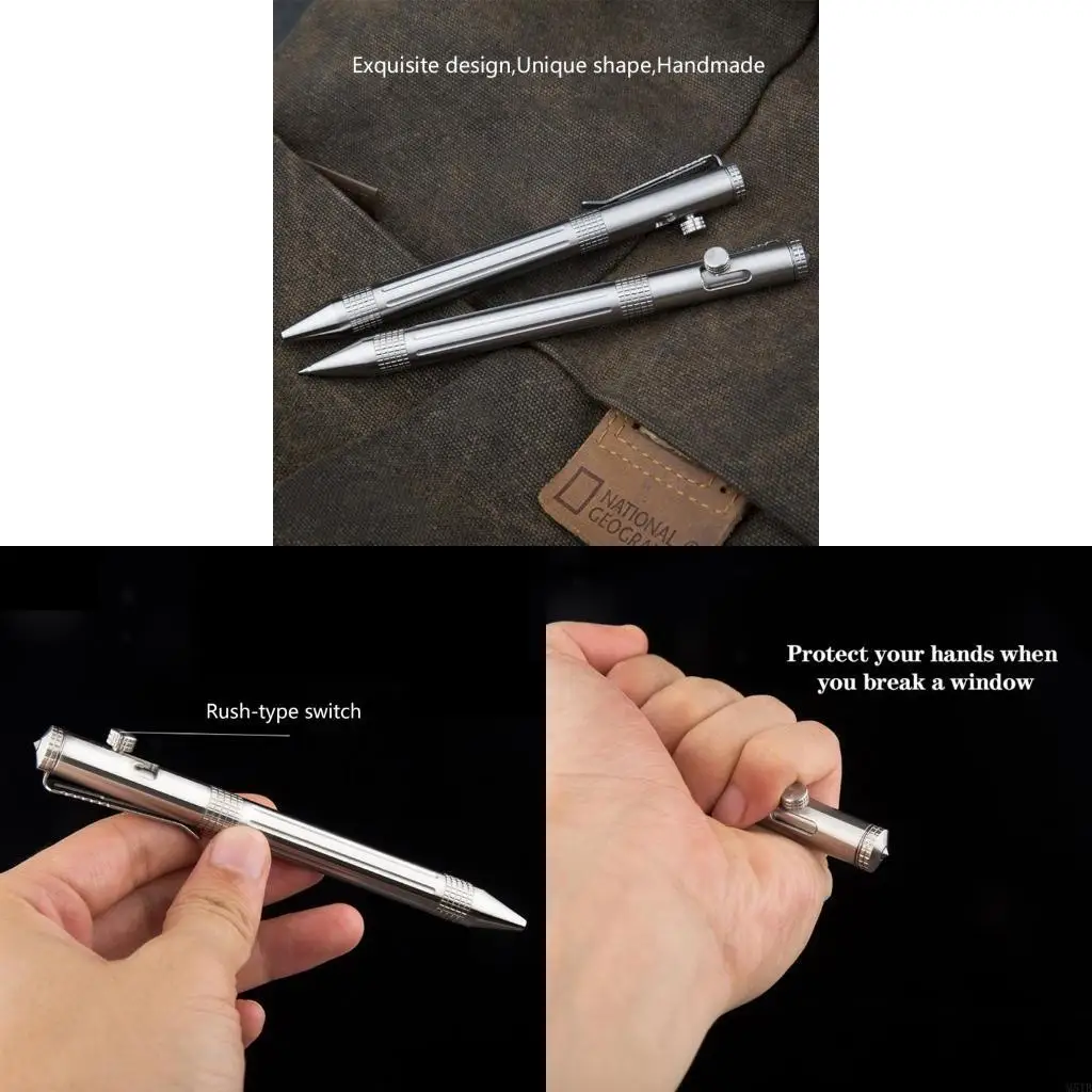 

M5TB Retractable Metal Pen Office Business Writing Pen Metal Glass Breaker