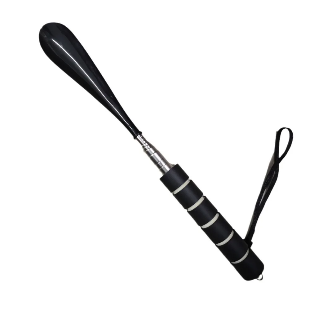 Practical Stainless Steel Retractable Shoehorn Shoe Accessory Plastics Shoe Horn Long Handle Lifter Shoes Spoon