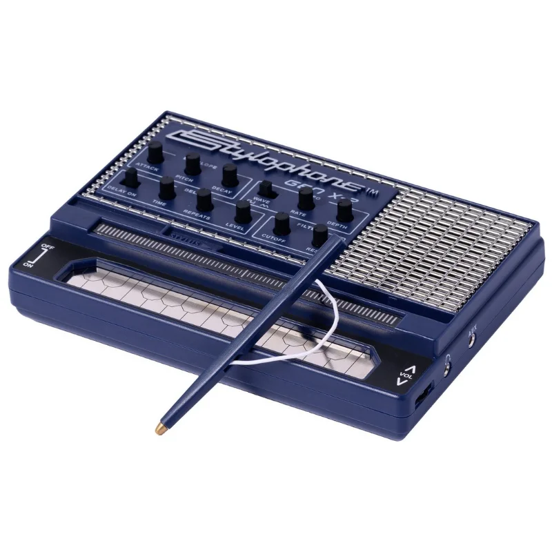 Stylophone GEN X-2 Portable Analogue Synthesizer with Built-in Speaker, LFO, Filter, Analogue Delay and CV/Gate Output