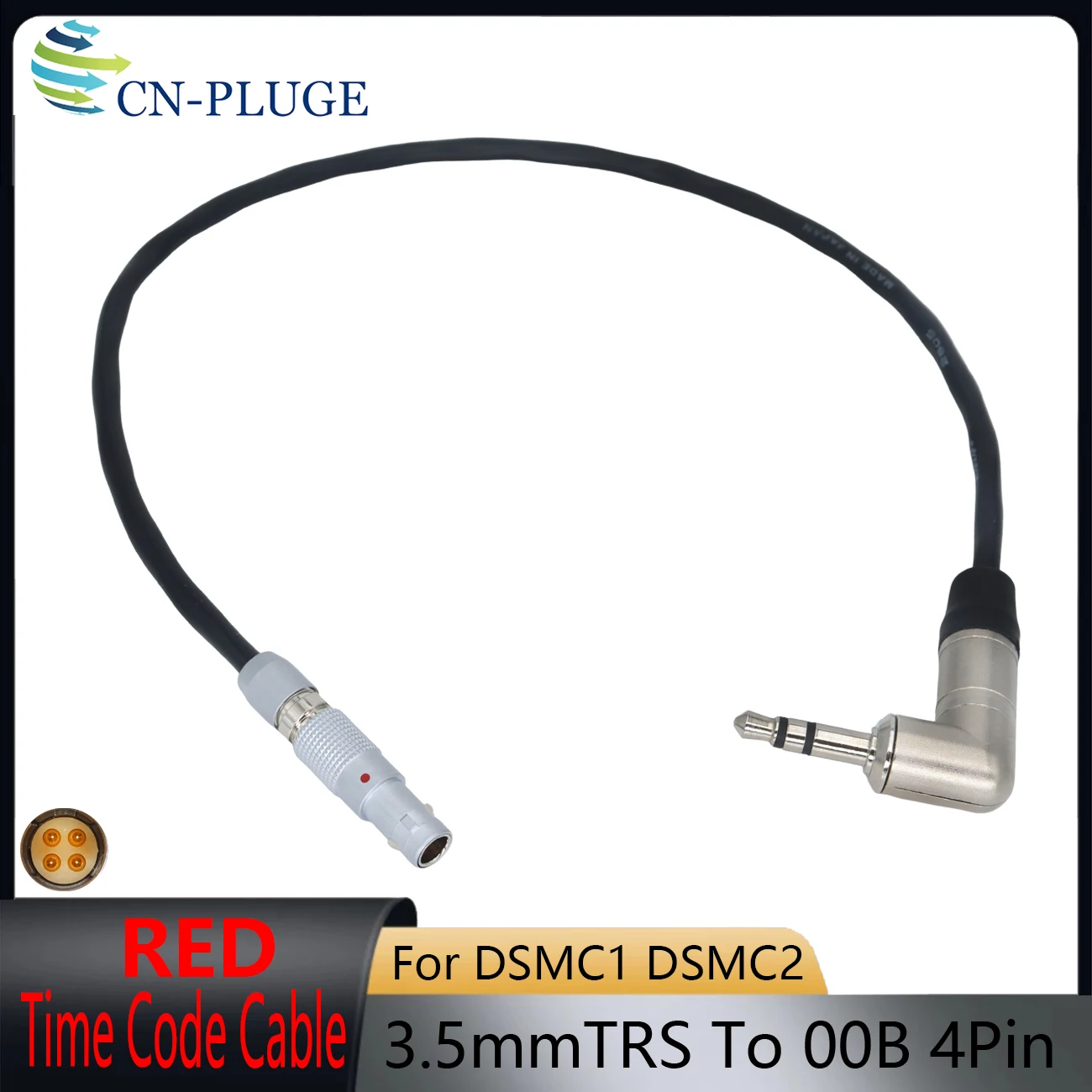 3.5mm To 5Pin/4Pin/BNC/XLR 3Pin Tentacle Sync Timecode Cable For ARRI ALexa ,RED Epic ,Sound Devices 668/F4/SONY FS7/Canon R5C