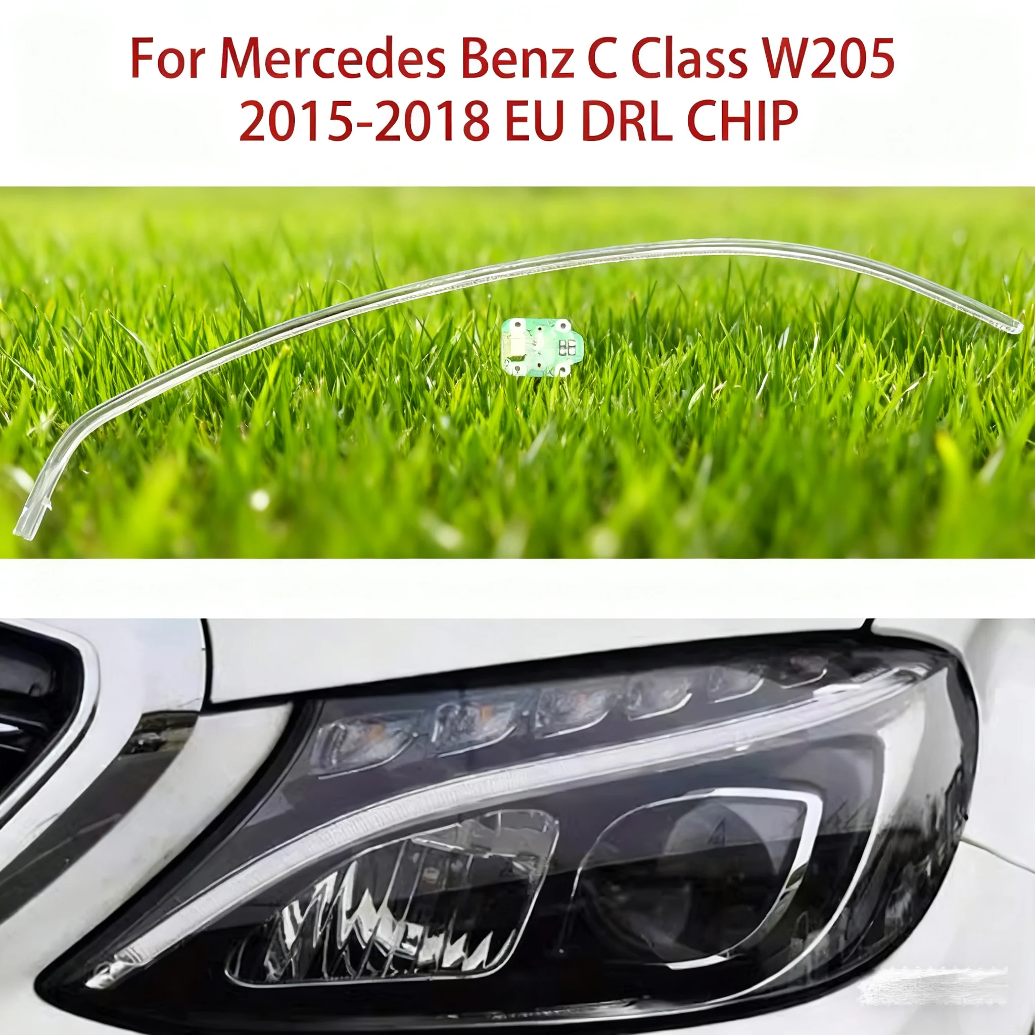 

Solve The Yellowing Problem Ar Suitable For Mercedes-Benz C-Class W205 15-2018 LOW EU Angel Eye White Light Car DRL CHIP Ballast