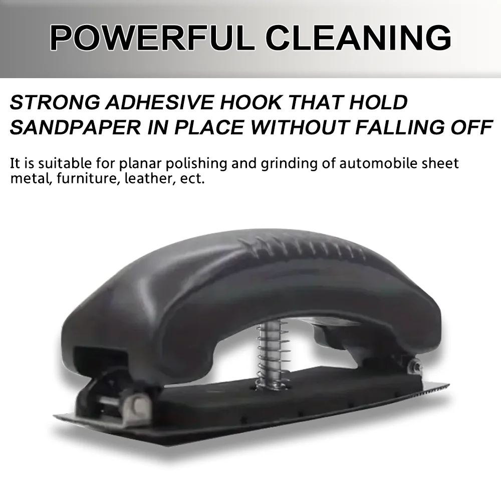 Adjustable Curved Dry Grinding Tool, Handheld Curved Grinding Plate, Spring Hand Sanding Pad, For Grinding Car Body, Paint, Wood