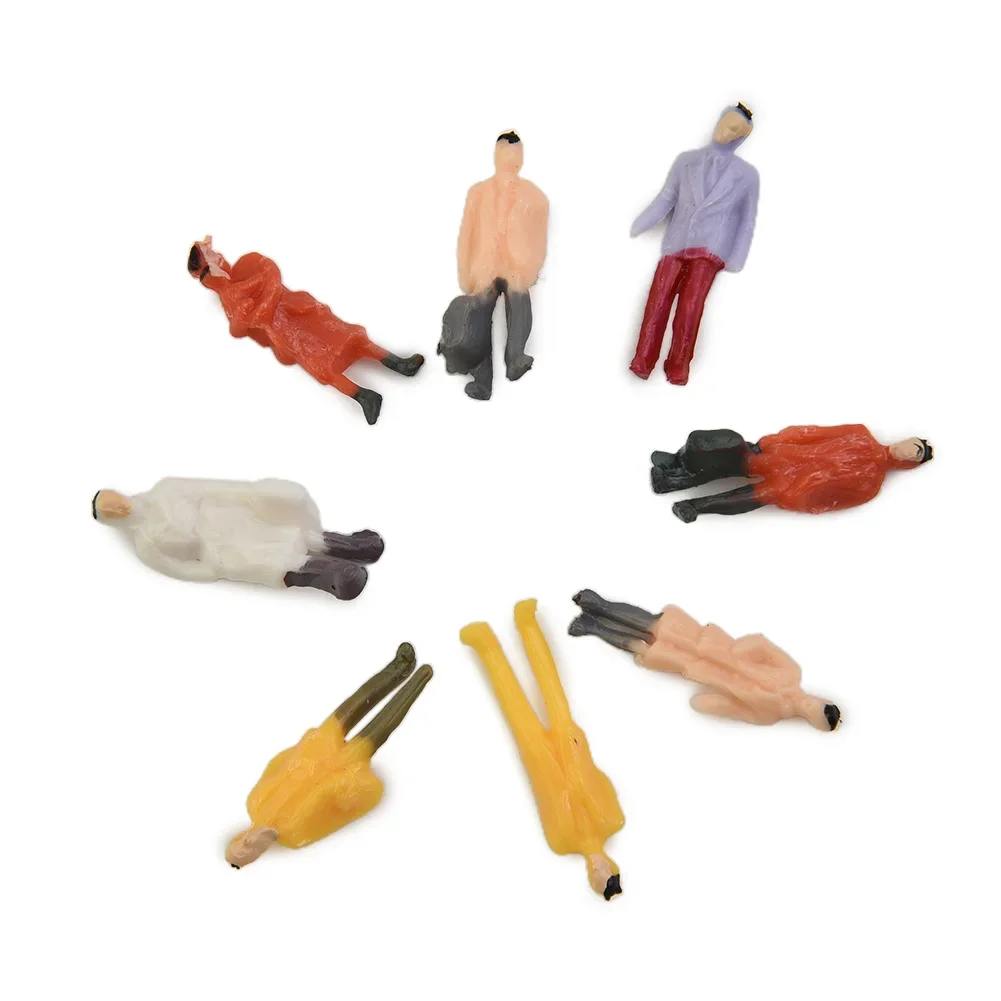 

Add Realism to Your Model Train Scenes with 50Pcs Painted Figures Model Trains Layout HO Scale 187 Model People