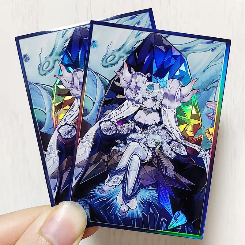 50Pcs Yu-Gi-Oh Icejade Aegirine Rahn 63X90Mm Cards Sleeve Protective Case Card Box Anime Game Characters Collection Card Mat