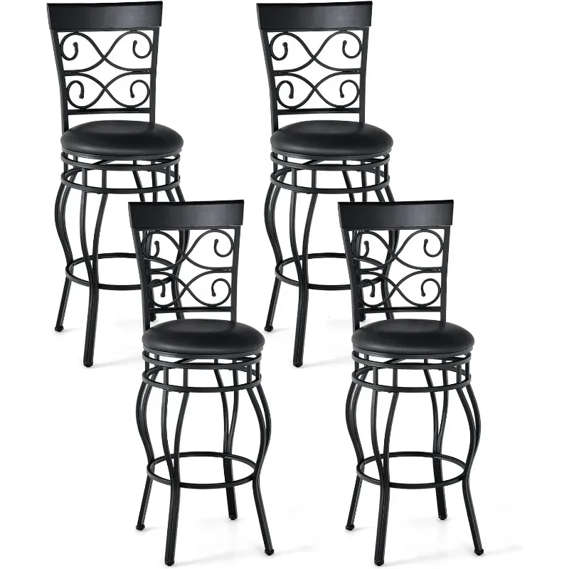 Bar Stools Set of 2, 360 Degree Swivel, 30\