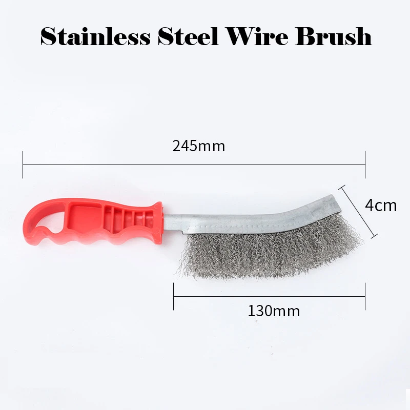 1pc Steel/Brass Wire Wheel Polishing Steel Wire Brush Abrasive Roller Brush for Wood Metal De-rusting remove Grinding Polishing