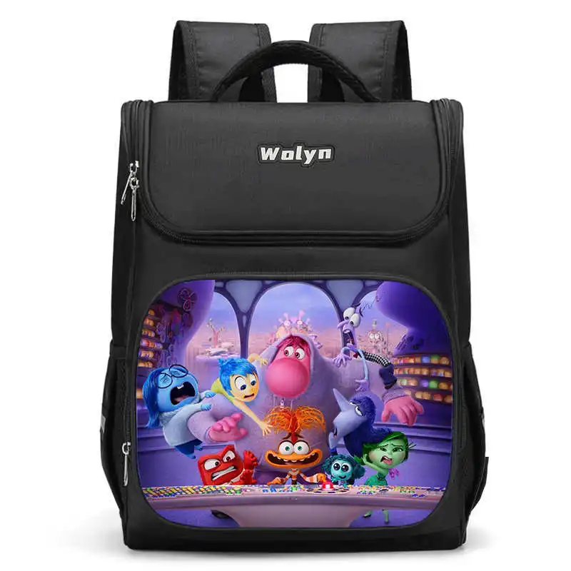 Inside Out 2 Anime Critters Large Children Backpack School Bag for Boy Girls High Quality Kids Bag Durable and Multi Compartment