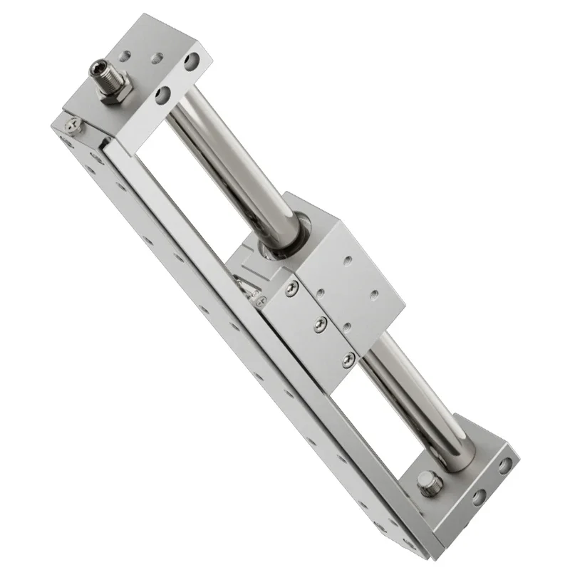 RMH10/16/20/25-50/100/150/200/250/300/350/400/800 Rodless Cylinder Air Pneumatic Cylinder Magnetic With Linear Guid Long Stroke