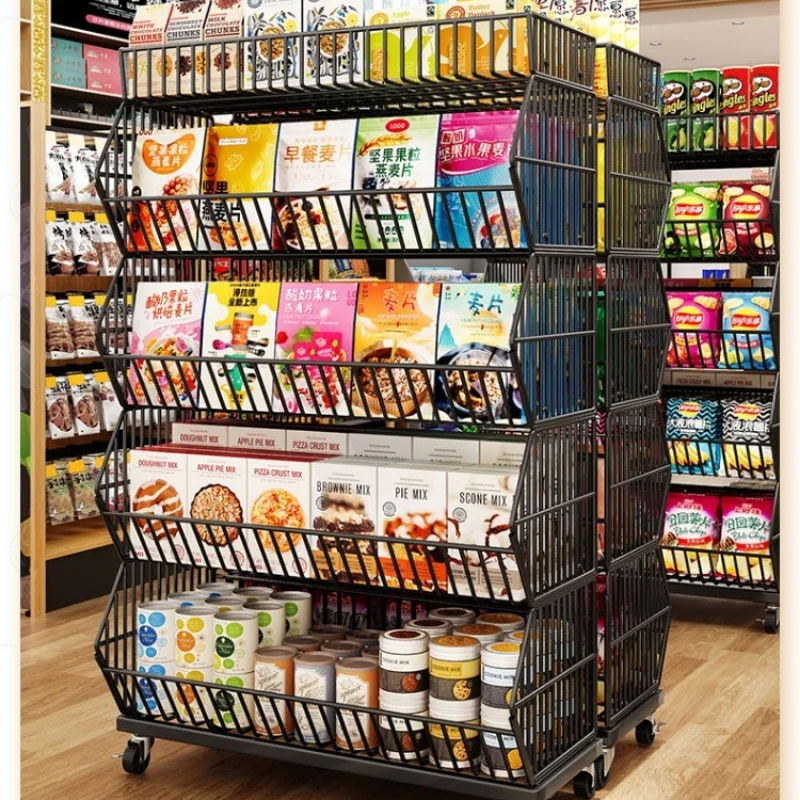 Supermarket and Convenience Store Small Food Promotion Shelf Toy Pharmacy Multi-Layer Display Shelf