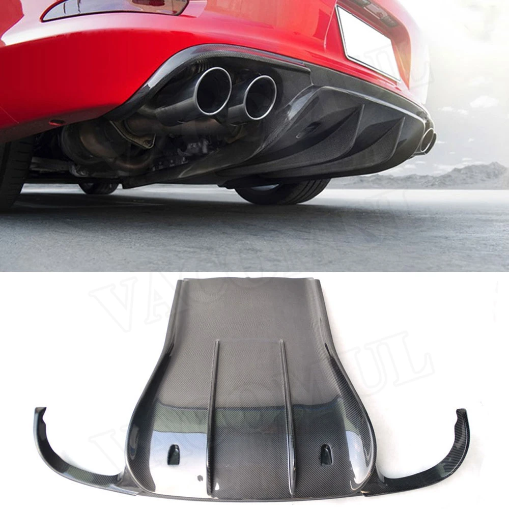 

VACOMUL Carbon Fiber Rear Lip Spoiler Diffuser for Porsche 911 VRS Style 991.1 991.2 Carrera 991 GT3 2012 2013 2014 2015 FRP