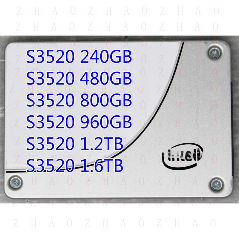 L+ for Intel SSD DC S3520 Series 150GB 240GB 480GB 800GB 960GB 1.2TB 1.6TB 2.5'' LOT