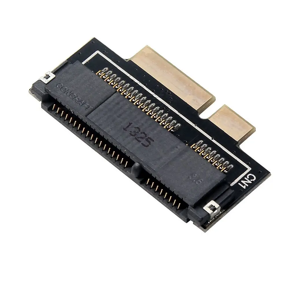 Nueva tarjeta adaptadora mSATA SSD a SATA 7 + 17 pines 2012 para MacBook Pro MC976 A1425 A1398 con deflector