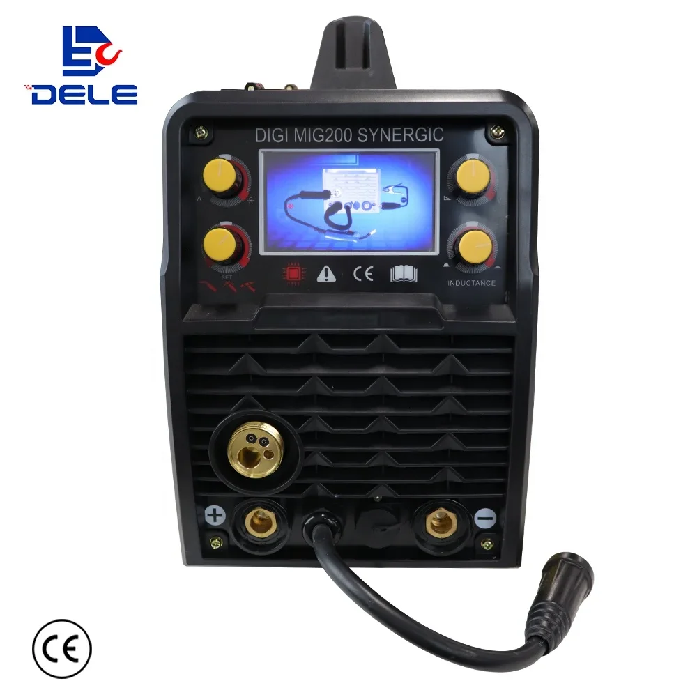 DPC 220V IGBT Inverter Gas Protection MIG 200 Aluminum Welder Arc Welding Machine