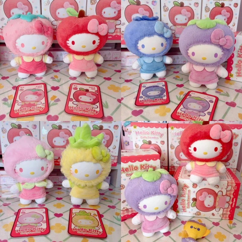 

Genuine TOPTOY Sanrio Family Hellokitty Fruit Garden Series Blind Box Kawaii Doll Trendy Play Vinyl Figure Mystery Box Toys Gift