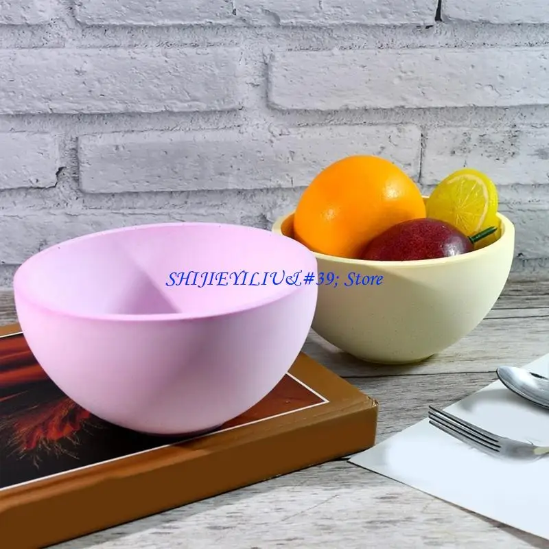 E21F Silicone Mold for Making Fruit Storage Bowl Serving Dish Epoxy Resin Mould Versatile Home Decoration Accessories