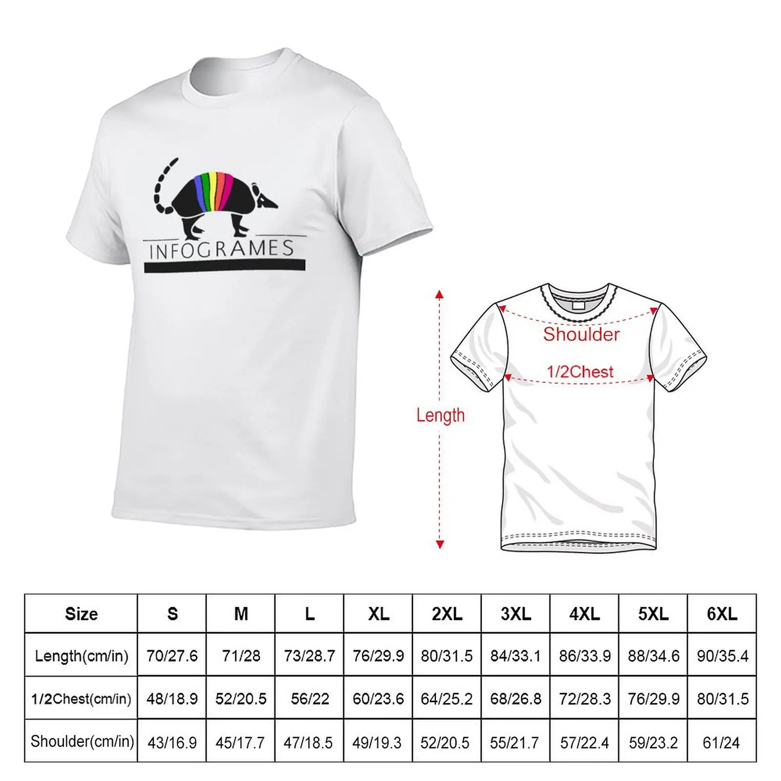 Infogrames T-Shirt t shirt man cotton man t shirts for men printed t shirts for man T-shirt