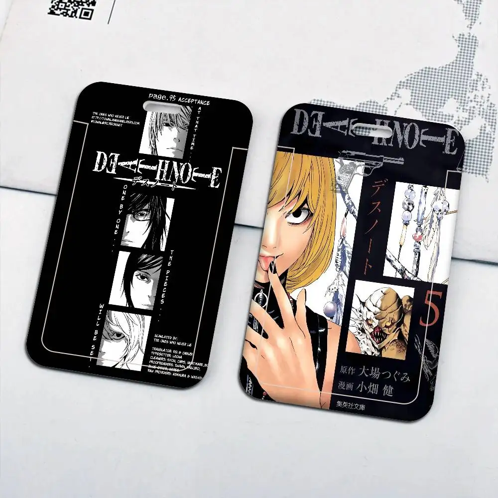 

Держатель для карт в стиле аниме «Тетрадь смерти», для удостоверений личности сотрудников компании, рабочих пропусков, деловые принадлежности