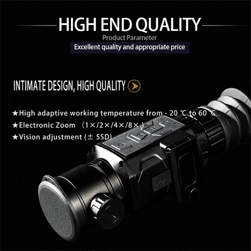 Hti Infrared Thermal Camera HT C18 C19 Infrared Day Night Aiming Lens Outdoor Adjustable Focus Clarity Thermal Imager for Hunt