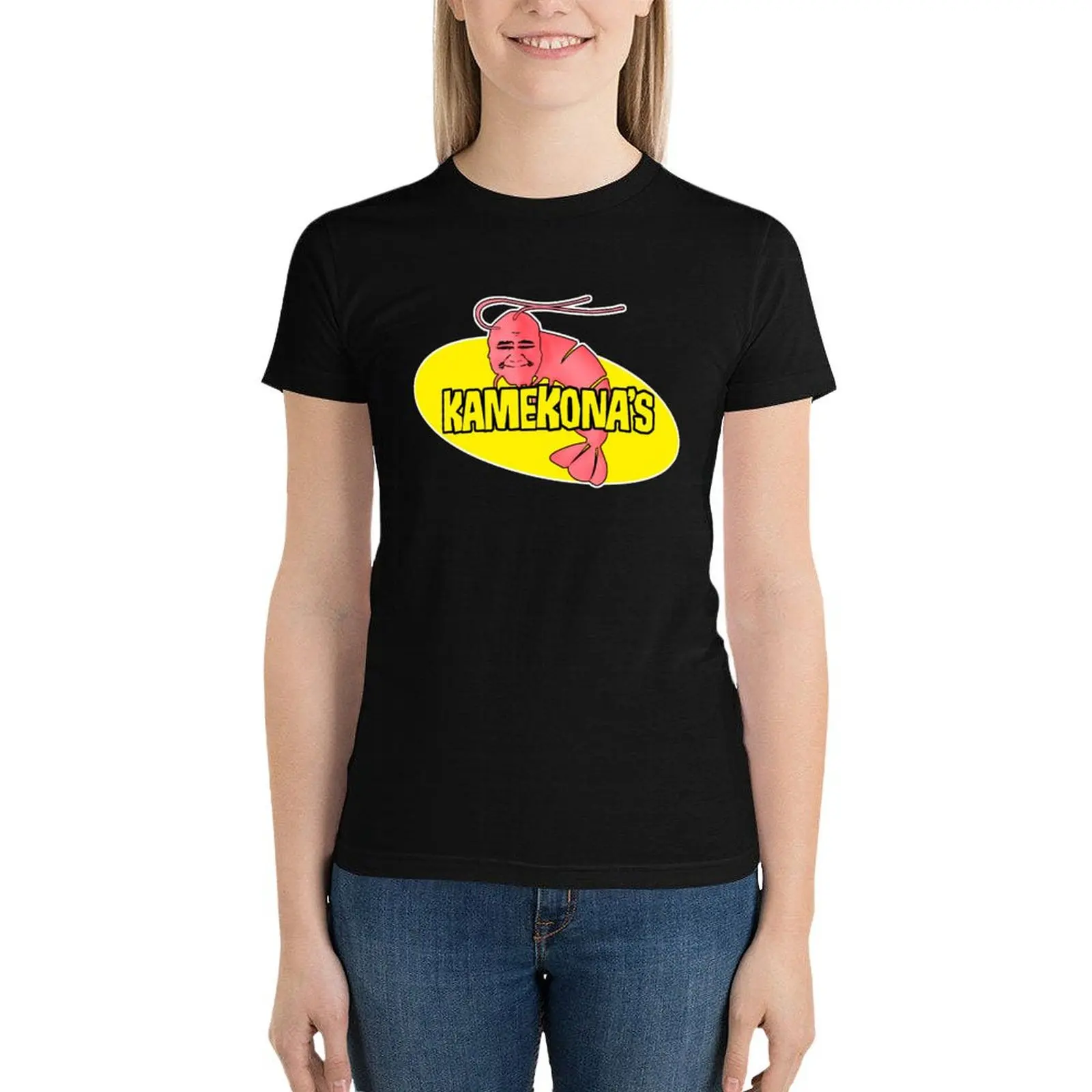 Kamekona's Shrimp T-Shirt vintage clothes aesthetic clothes graphics shirts graphic tees ariat shirts for Women