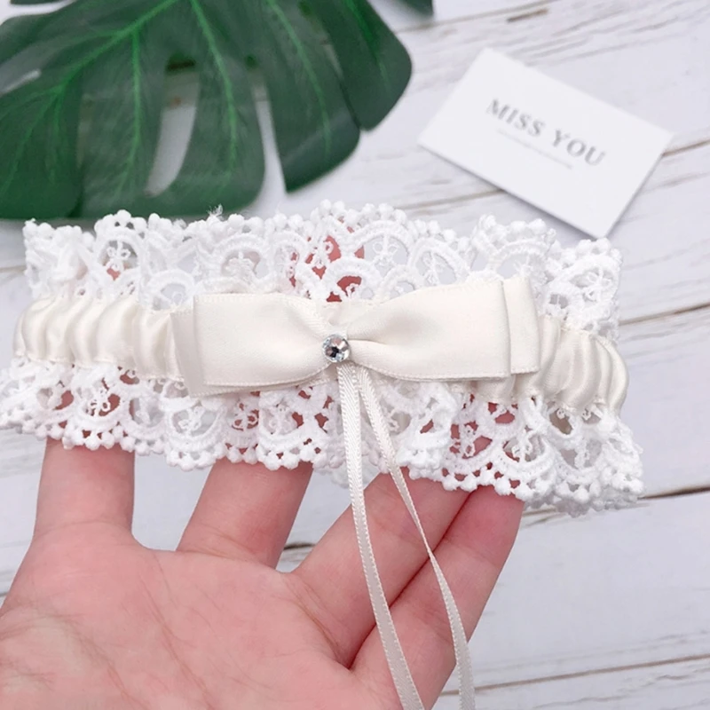 Laço Bowknot Ligas para casamento, cinto nupcial, Sexy Leg Anéis, Favor de festa, presentes acessórios para mulheres e meninas