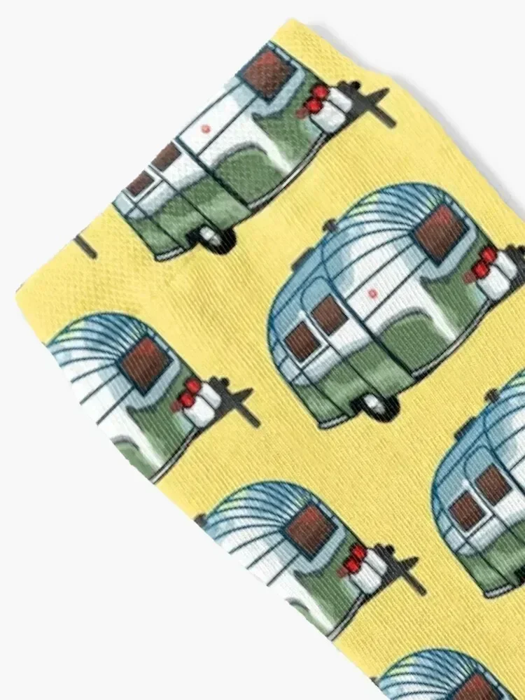 AIRSTREAM TRAILER Socks Run FASHION Men's Boy Socks Women's