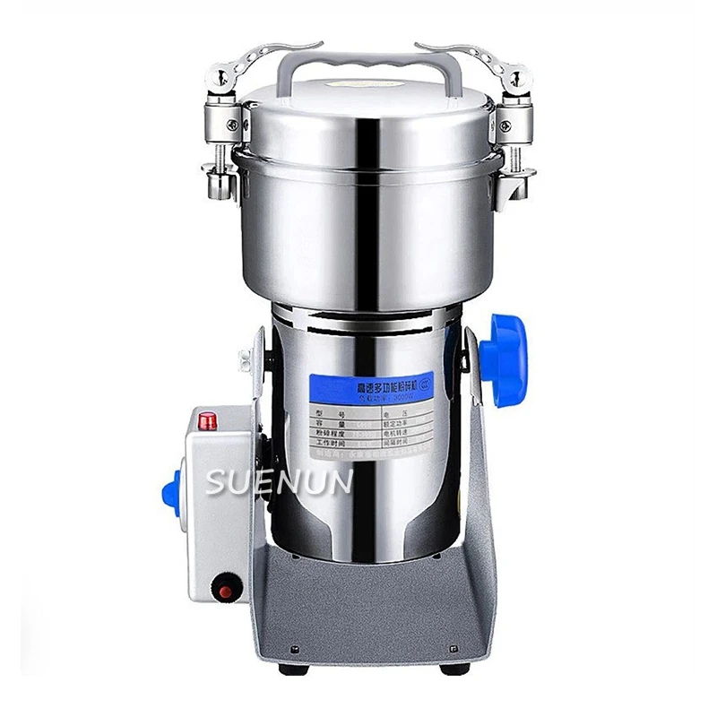 800g flour mill pulverizer superfine pulverizer milled grains coarse cereals traditional Chinese medicine Grinding machine