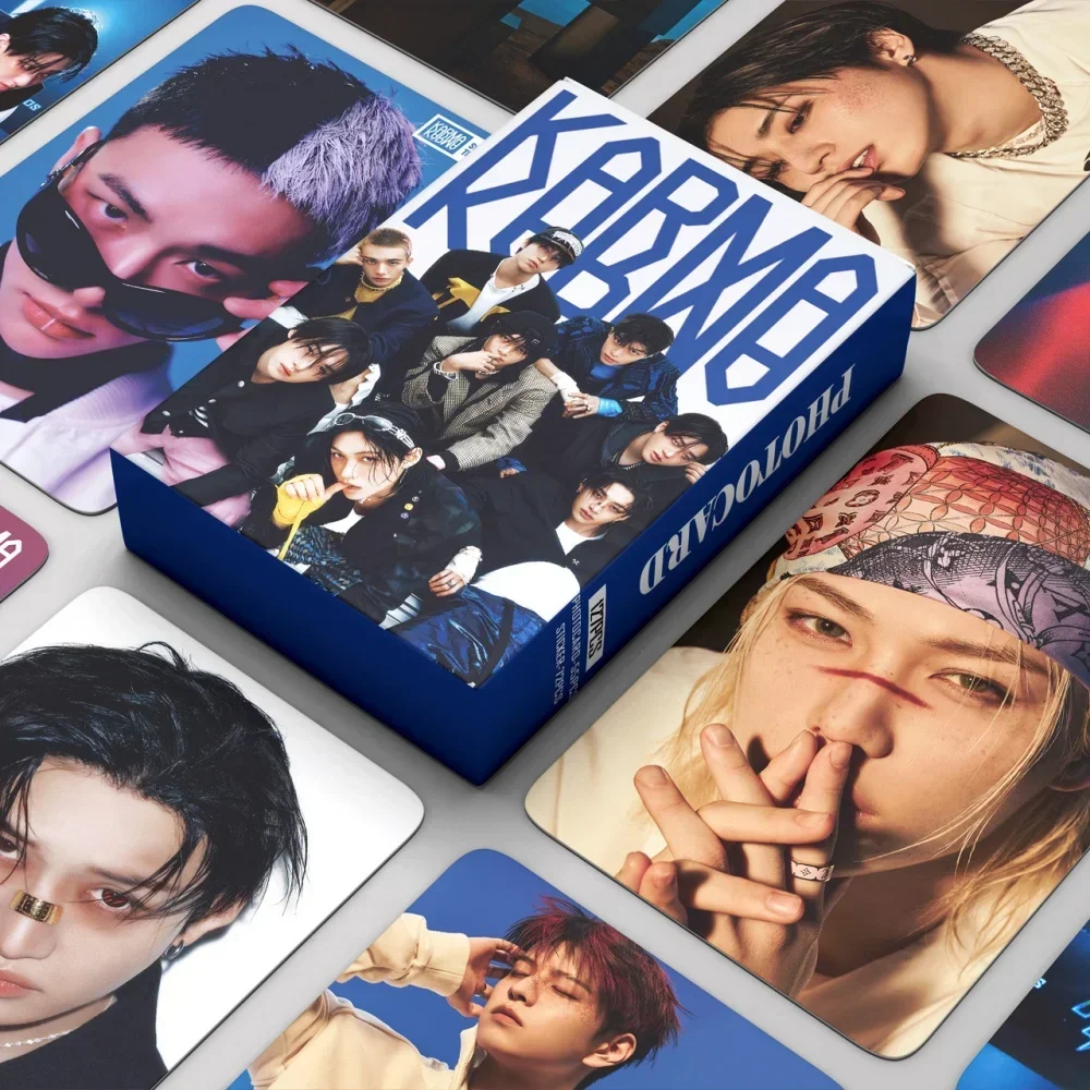 KPOP Idol KARMA Merchandise, Fotokarten, Album, Lomo-Karten, BANGCHAN, HYUNJIN, FELIX, Fotobuch, Sammelkarten, Poster, Postkarten, Fotos, Geschenk – Detail 2