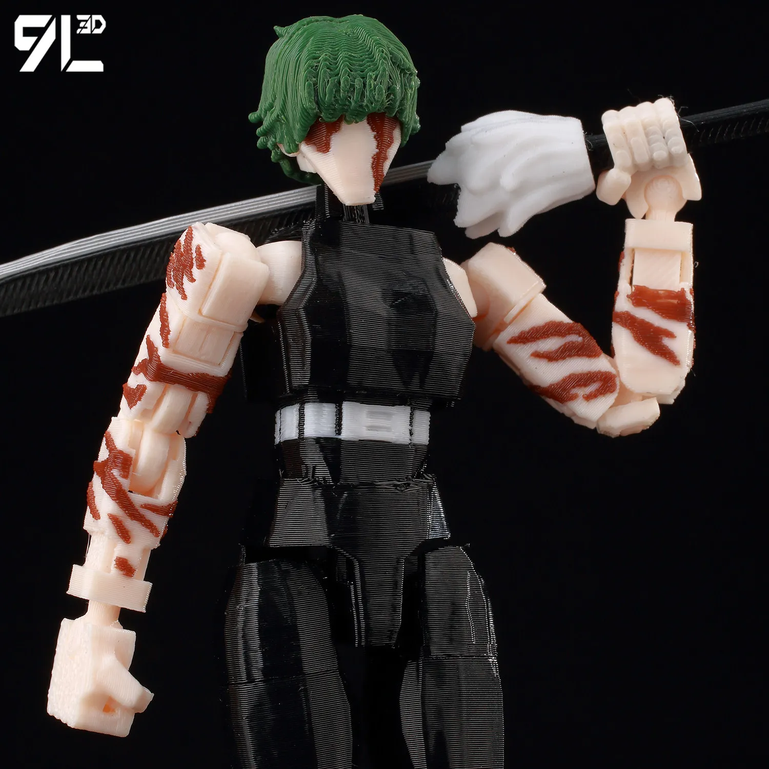 9L3D Printed Jujutsu Kaisen Dummy13 Lucky13 T13 Titan13 Zen'in Maki Anime Multi-Jointed Toys Action Figures Mannequin Model Gift
