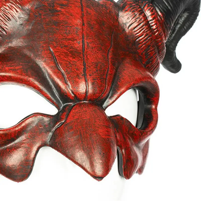 1 Set Scary Devil Wings Costume Half Face Cover Devil Wing Costume Accessories Photo Prop Halloween Cosplay Supply With Mask