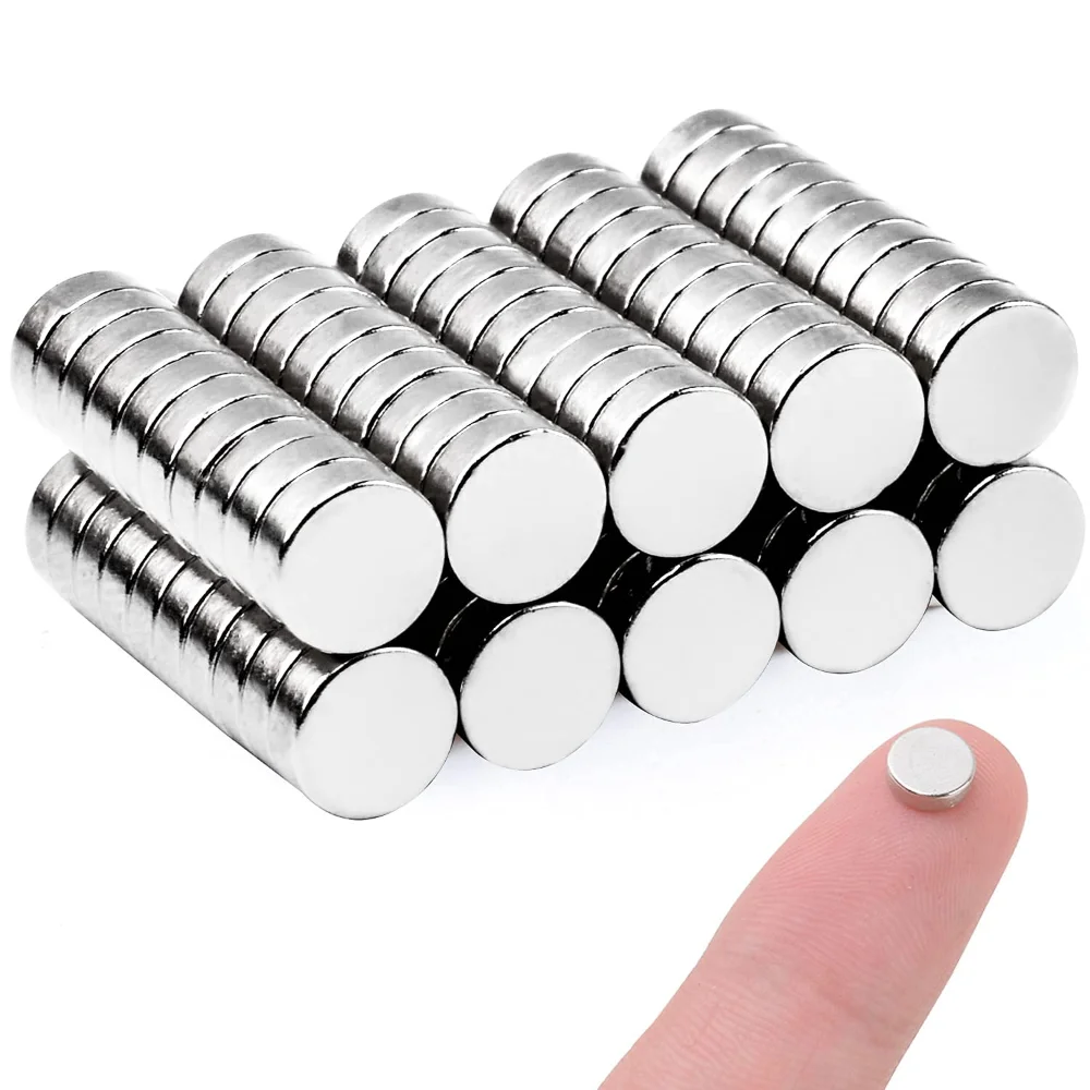 60-120 Pcs 6x2 Neodymium Magnet 6mm X 2mm N35 NdFeB Round Super Powerful Strong Permanent Magnetic Imanes Disc Neodymium Magnet