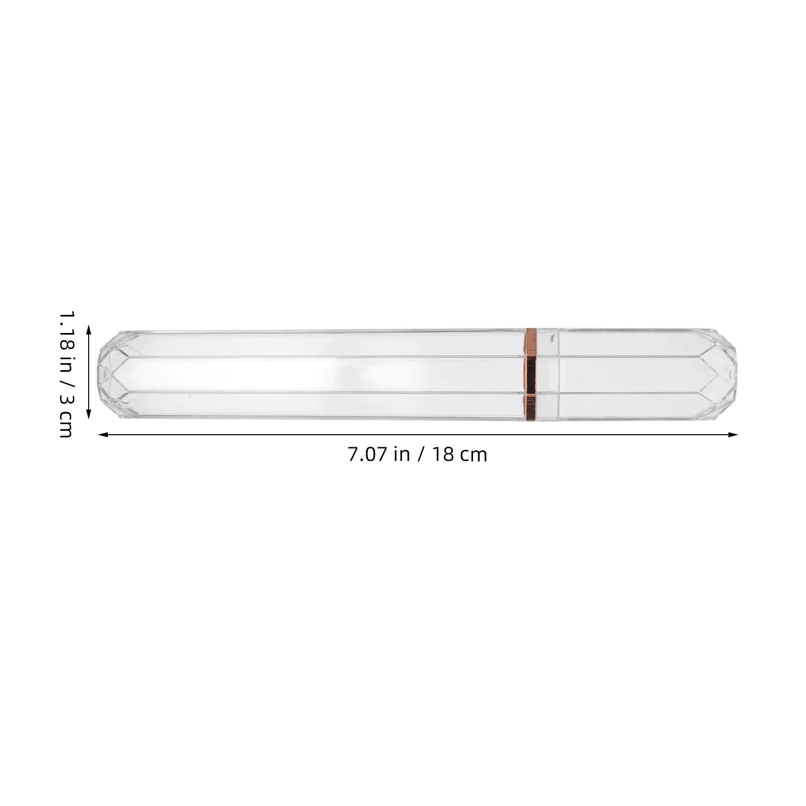 Cigar Tube Acrylic Transparent Portable Sealed Waterproof Travel Humidifier Protection Sleeve For Freshness