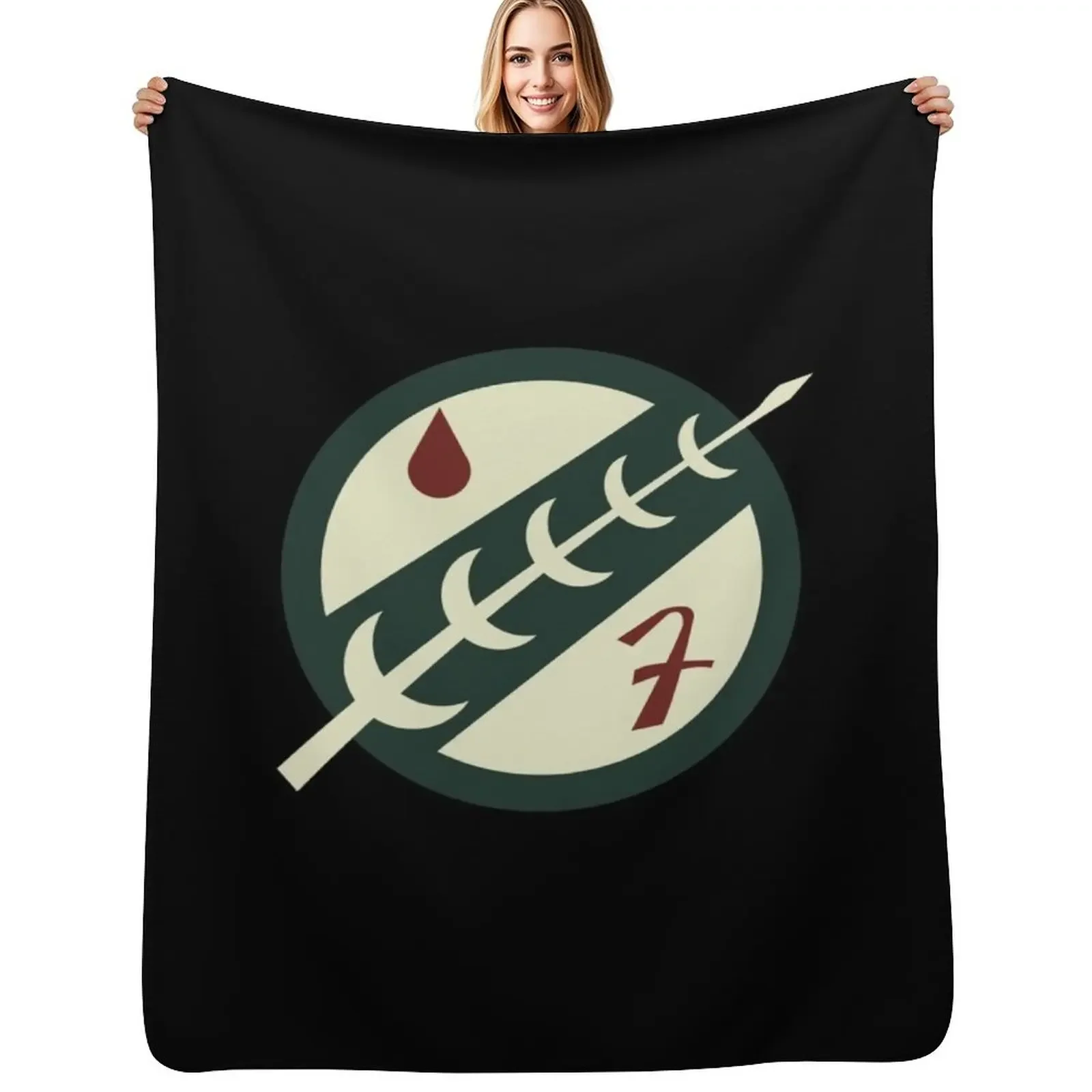 

Boba-Emblem-1 Throw Blanket Large Luxury Throw Soft Plush Plaid Blanket