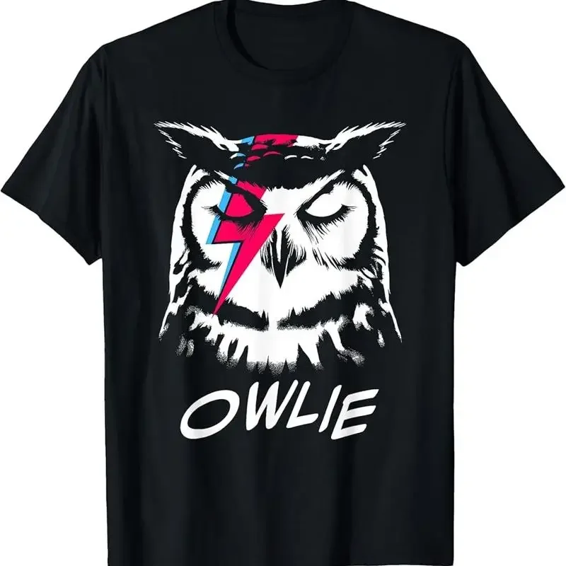 Owlie Owl Rock Music Concert Band Retro Neuheit Lustiges T-Shirt