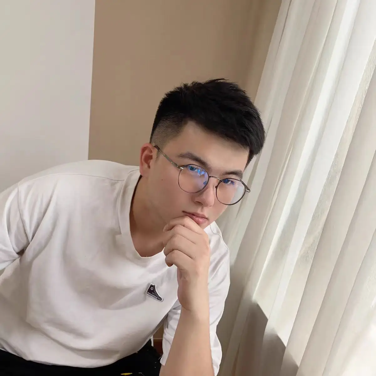 Irregular Retro Round Japanese Glasses Frame for Men Women Blue light Titanium Ultralight Frames Eyeglasses Designer Spectacles - Image 4